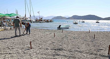 Sezon bitti, Marmaris Belediyesi plajları düzenlemeye başladı