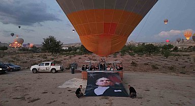 Sıcak hava balonları 30 Ağustos Zafer Bayramı için havalandı