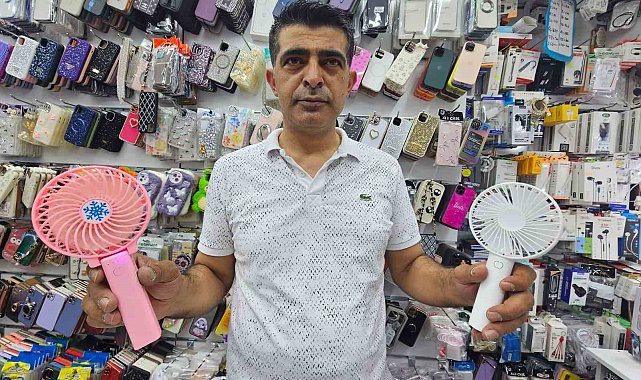 Sıcak havadan bunalanlar, mini vantilatörlere yöneldi