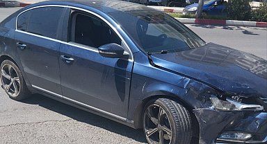 Siirt'te maddi hasarlı trafik kazası meydana geldi