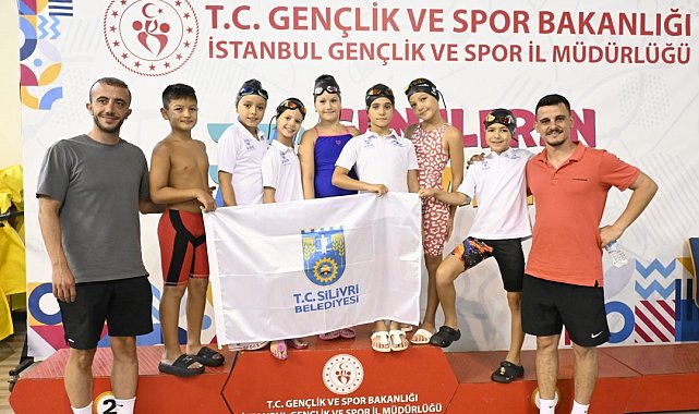 Silivri Belediyesi Spor Kulübü Yüzme Takımı, 20 madalya kazandı