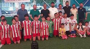 Simav'da Yaz Kur'an Kursları arası futbol turnuvası