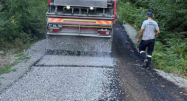 Sinop'ta 115 kilometrelik köy yolu asfaltlandı