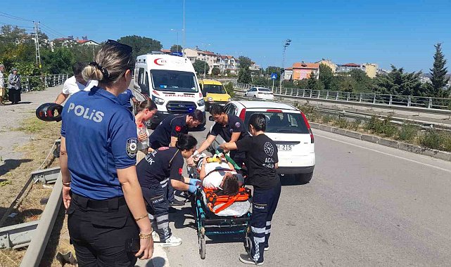 Sinop'ta kaza: 1 yaralı