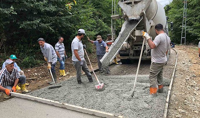 Sinop'ta köylüler kendi yollarını yaptı: "Artık yeter dedik ve yola çıktık"
