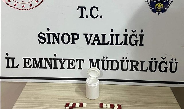 Sinop'ta şüpheli şahıstan uyuşturucu çıktı