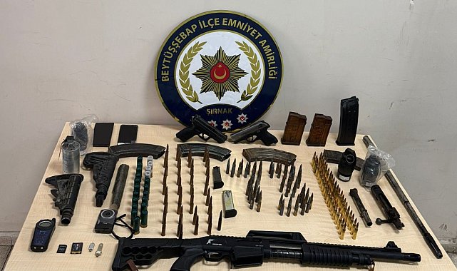 Şırnak'ta asayiş, kaçakçılık ve narkotik operasyonu