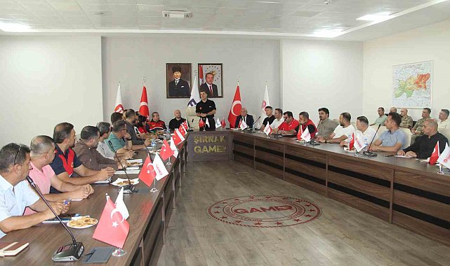 Şırnak'ta deprem tatbikatı toplantısı