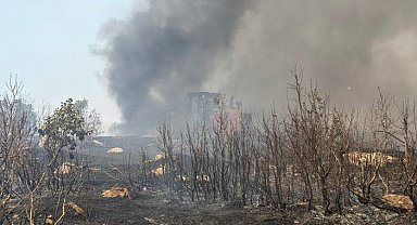 Şırnak'taki örtü yangını 7 saatte söndürüldü