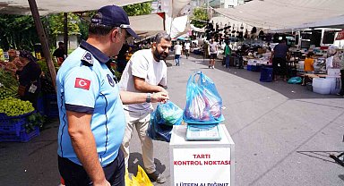 Şişli Belediyesi'nden ilçedeki pazar yerlerine yönelik denetim