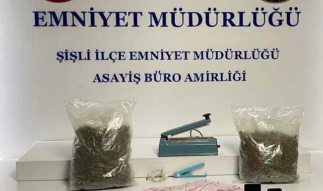 Şişli'de uyuşturucu operasyonu