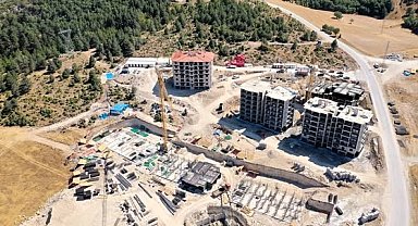Söğüt 2. Etap TOKİ konutlarında çalışmalar tüm hızıyla sürüyor