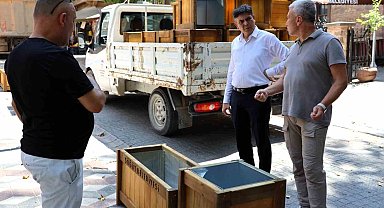 Söğüt'te çevre düzenlemesi sürüyor