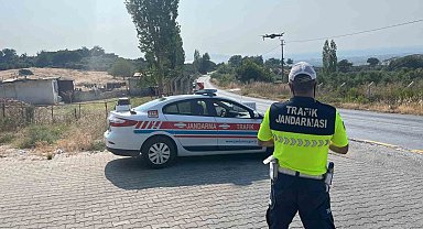 Söke'de havadan trafik denetimi