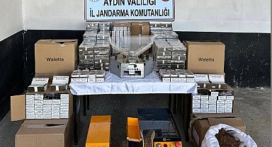 Söke'de kaçak tütün operasyonu