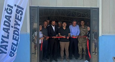 Sosyal ve kültürel etkinliklerin yapılacağı salon hizmete açıldı