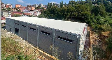Spor salonu inşaatında sona gelindi