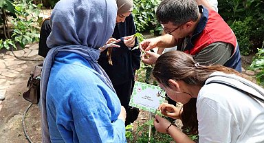 Stajyer öğrenciler Afyonkarahisar Tıbbi ve Aromatik Bitkiler Merkezi'ni gezdi