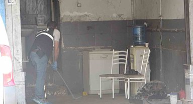 Su içmek için girdiği işyerinde tabancayla vuruldu