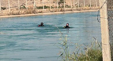 Sulama kanalında akıntıya kapılan genç için arama çalışmaları başlatıldı