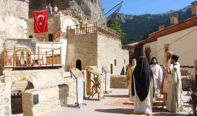 Sümela Manastırı'nda 12. ayin