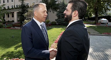 Suriyeli mevkidaşı ile güvenlik ve geri dönüşleri görüştü