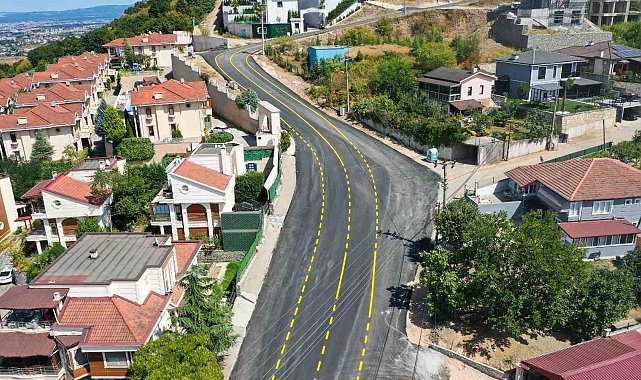 Tantaoğlu Caddesi'ne bin 500 ton aşınma asfaltı serildi