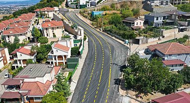 Tantaoğlu Caddesi'ne bin 500 ton aşınma asfaltı serildi