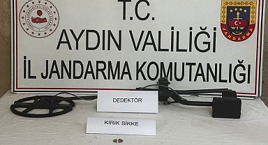 Tarihi eser bulmak istediler jandarmadan kaçamadılar