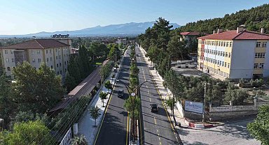 Tavas - Bağlar Yolu modern görünüme kavuştu