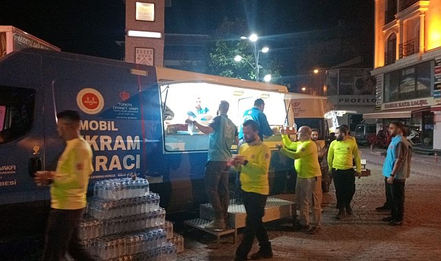 TDV Kütahya'dan Sındırgı'daki deprem bölgesine destek