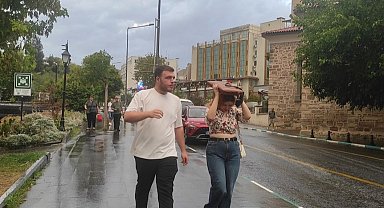 Tekirdağ'da beklenen yağmur geldi