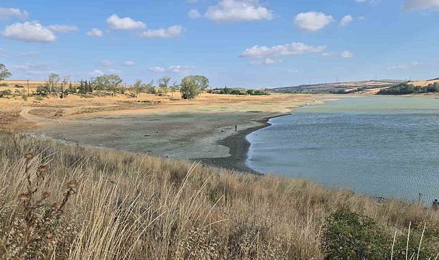 Tekirdağ'da gölette kuraklık alarmı: Su seviyesi yüzde 5'e düştü