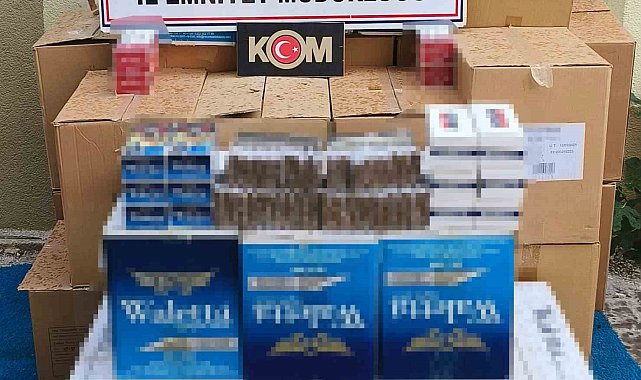 Tekirdağ'da kaçak makaron operasyonu: 2 gözaltı