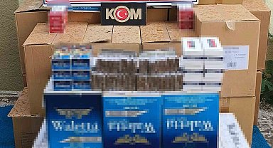 Tekirdağ'da kaçak makaron operasyonu: 2 gözaltı