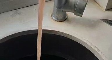Tekirdağ'da musluklardan kahverengi su akıyor