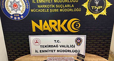 Tekirdağ'da zehir tacirlerine ağır darbe: 6 tutuklama
