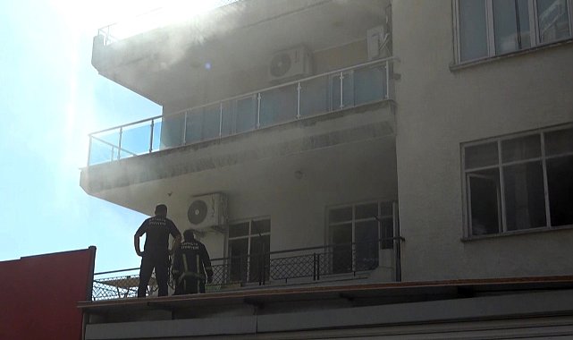 Tekstil atölyesinde çıkan yangın korkuttu