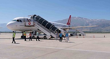 Temmuz ayında Erzincan Yıldırım Akbulut Havalimanı'nda 47 bin 939 yolcuya hizmet verildi
