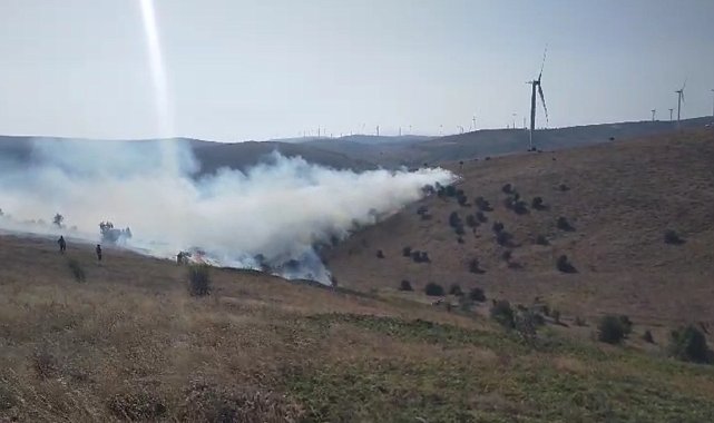 Tokat'ta örtü yangını kontrol altına alındı