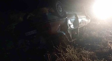 Tokat'ta otomobil takla attı: 1 yaralı