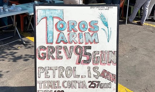 Toros Tarım işçileri 95 gündür grevde