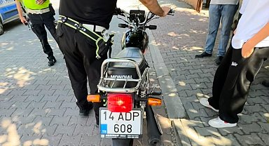 Trafik magandalarını polis tek tek tespit etti