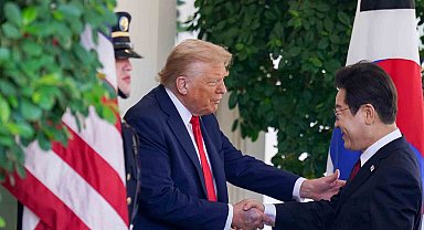 Trump'ın elindeki morluk hakkında Beyaz Saray'dan açıklama