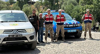 Tunceli'de jandarma ekiplerinden orman yangınları için anonslu uyarı