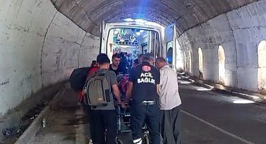 Tunceli'de tünelde kaza: 1 yaralı