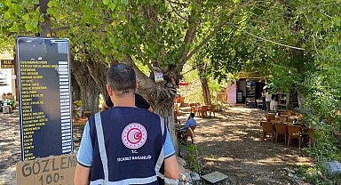 Tunceli'de ürün denetimlerinde 3 işletmeye yaptırım uygulandı
