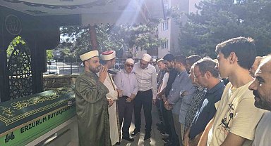 Turgut Güzel dualarla uğurlandı