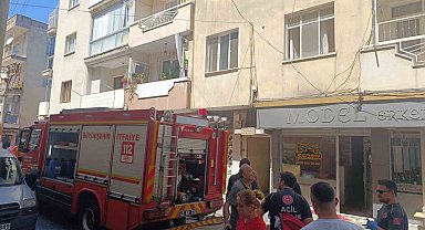 Turgutlu'da çıkan yangında 2 muhabbet kuşu telef oldu
