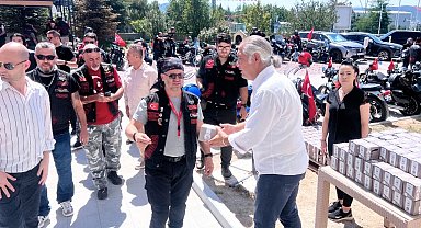Türk Chopper üyeleri, Zafer Haftası'nda Kütahya'da